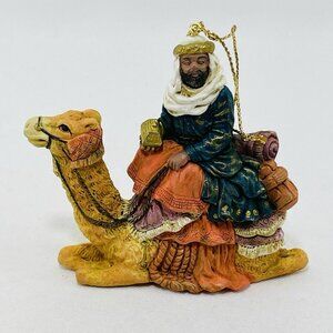 Mervyn Wiseman Christmas Ornament Hanging Rope Camel Ride Nativity Christianity